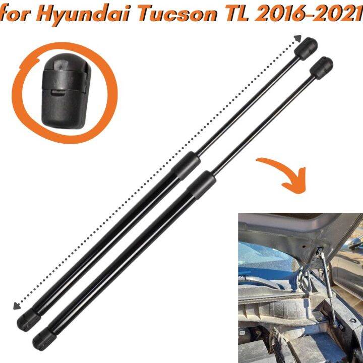 Qty 2 Hood Struts For Hyundai Tucson TL 2016 2021 Front Bonnet Hood