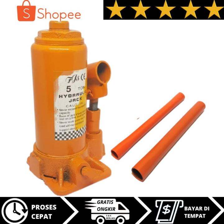 Promoo Ton Dongkrak Botol Hidrolik Hydraulic Jack Ton Lazada