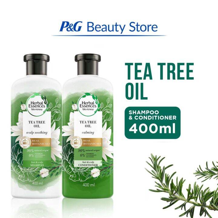 Herbal Essences Tea Tree Oil Shampoo Conditioner 400mL Lazada PH