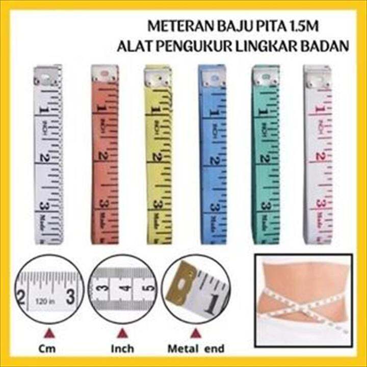 Meteran Baju Mini Multifungsi Meteran Kain Alat Ukur Meter