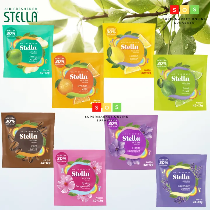 Stella All In One Pengharum Ruangan Buah Gantung Natural Oil Stela