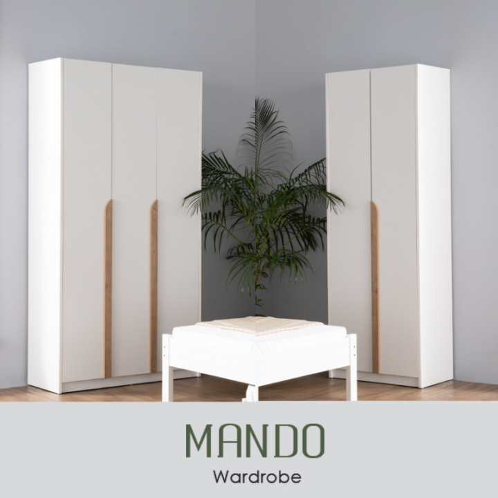 Hinlim MANDO 2 Doors 3 Doors Wardrobe Minimalist Wardrobe