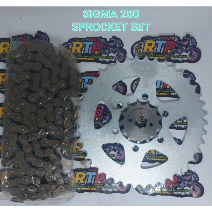 RUSI SIGMA 250 SPROCKET SET Lazada PH