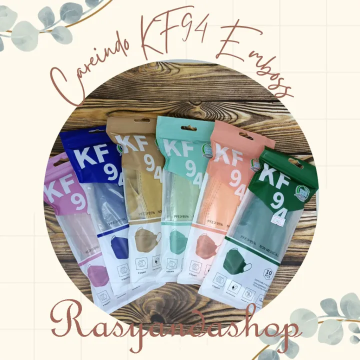 Masker Kf Warna Warni Soft Rainbow Matcha Nude Pink Hitam Putih Abu