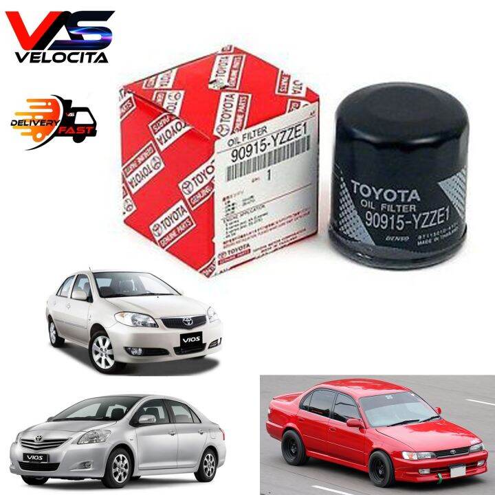 TOYOTA OIL FILTER VIOS 2003 2016 AE101 ALTIS 1 6 1 8 VVTi GENUINE PARTS