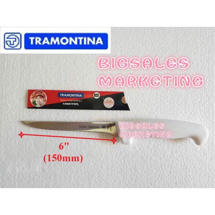 6 TRAMONTINA BRAZIL Professional Butcher Meat Boning Knife Pisau