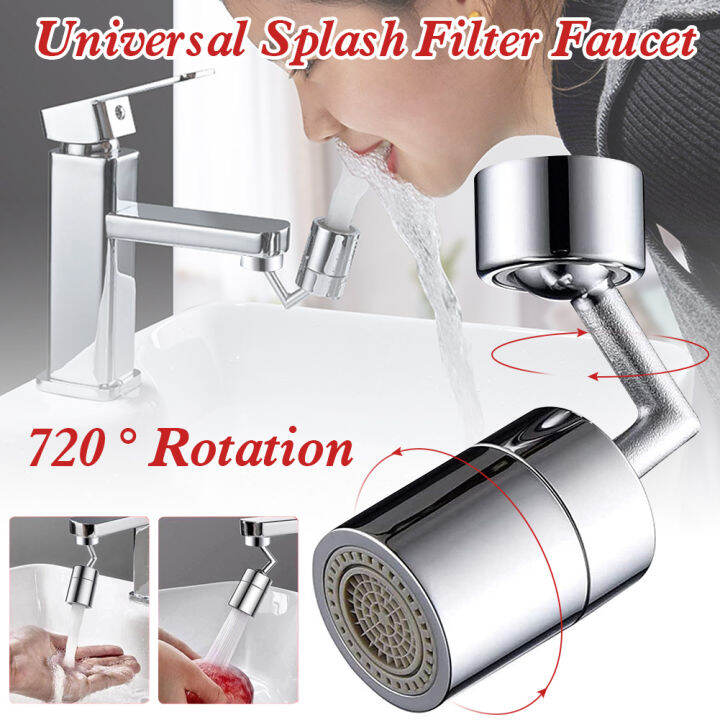 Ready Stock Swivel Sink Faucet Aerator Big Angle Dual Function