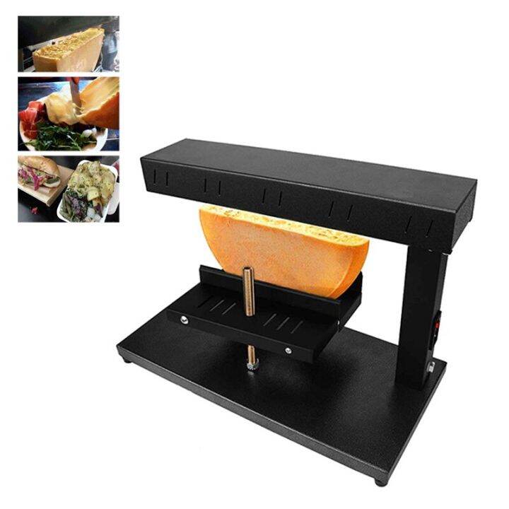 Half Wheel Raclette Cheese Melter Table Top Cheese Grill Melting Warmer