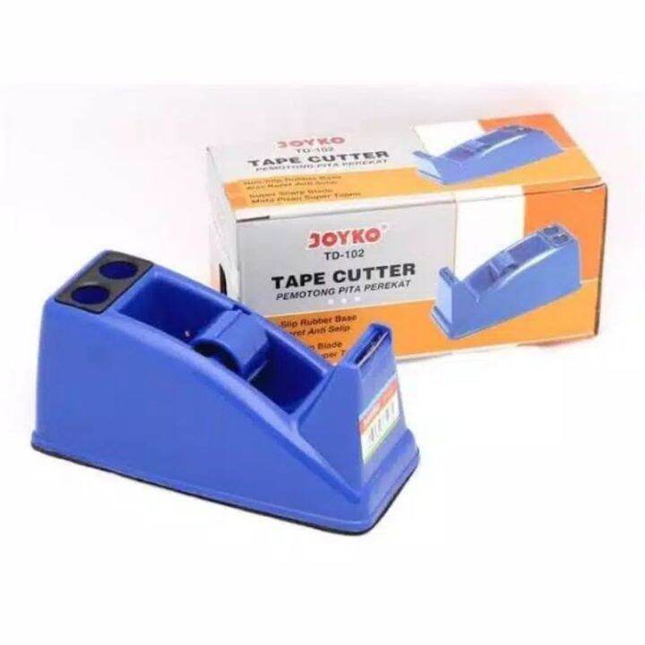 TAPE CUTTER TAPE DISPENSER ALAT PEMOTONG SOLASI KECIL JOYKO TD 102