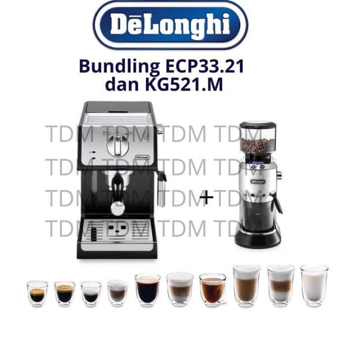 Bundling Mesin Kopi Delonghi Ecp Bk Grinder Kg M Lazada