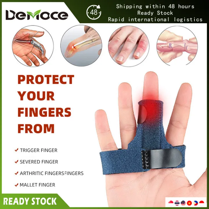 Democe Adjustable Pain Relief Trigger Finger Fixing Splint