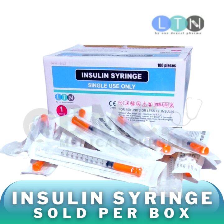 Ltn Insulin Syringe Cc G With Needle S Lazada Ph