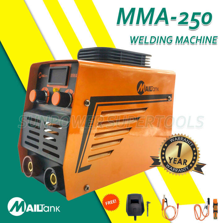 MailTank SH89 MMA 250 IGBT Inverter Portable Welding Machine Lazada PH