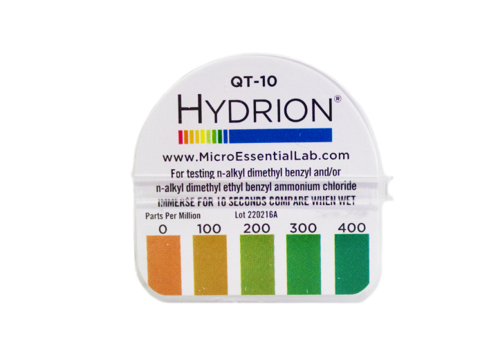 Hydrion Quaternary Quats Test Paper To Ppm Roll Lazada Ph