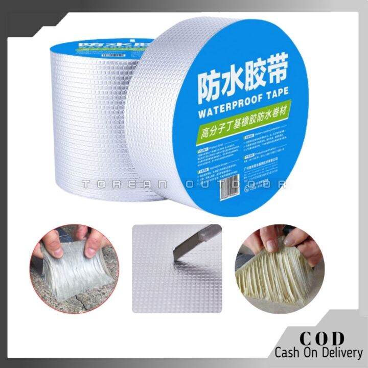 Lakban Aluminium Foil Solatip Sticker Butyl Super Adhesive Duct Tape