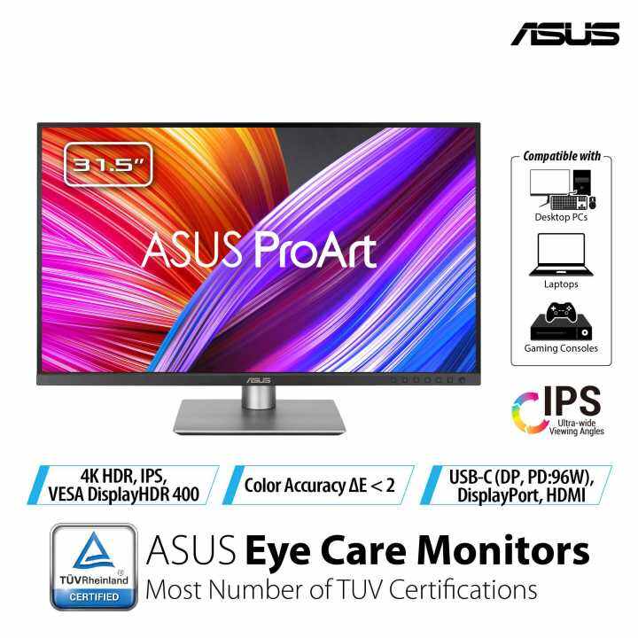 Asus Proart Display Pa Crv Professional Monitor Inch Inch