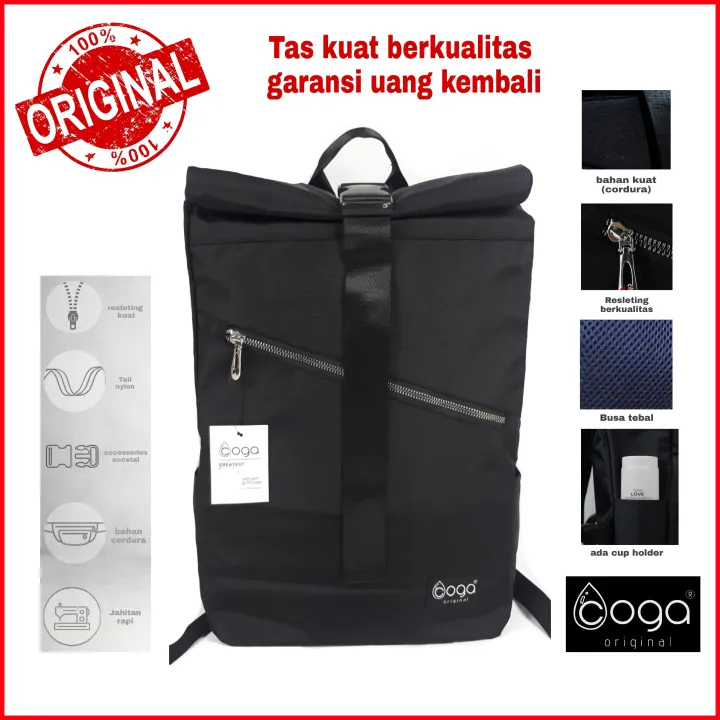 COGA Original Tas Cowok BackPack Traveling Sekolah Dan Kampus Type