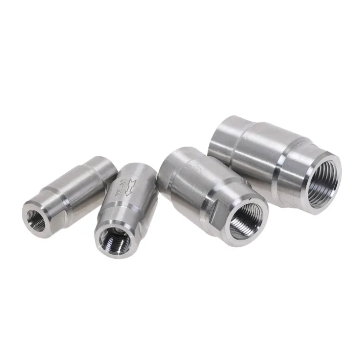 Stainless Steel High Pressure Check Valves Gas Water One Way Valve