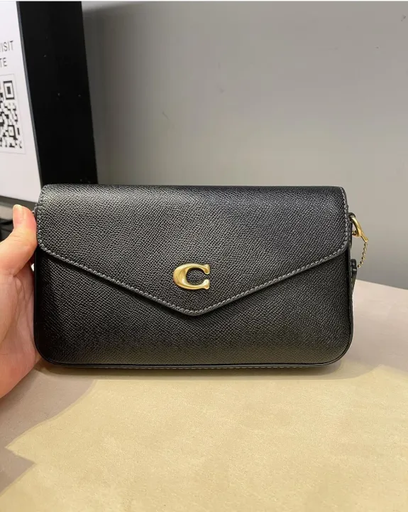 Coach C8439 Wyn Crossgrain Leather Crossbody Bag Black Lazada PH