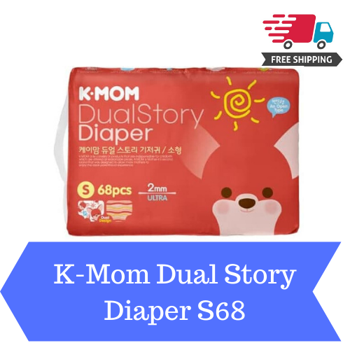 K Mom Dual Story Premium Tape Diapers S Lazada