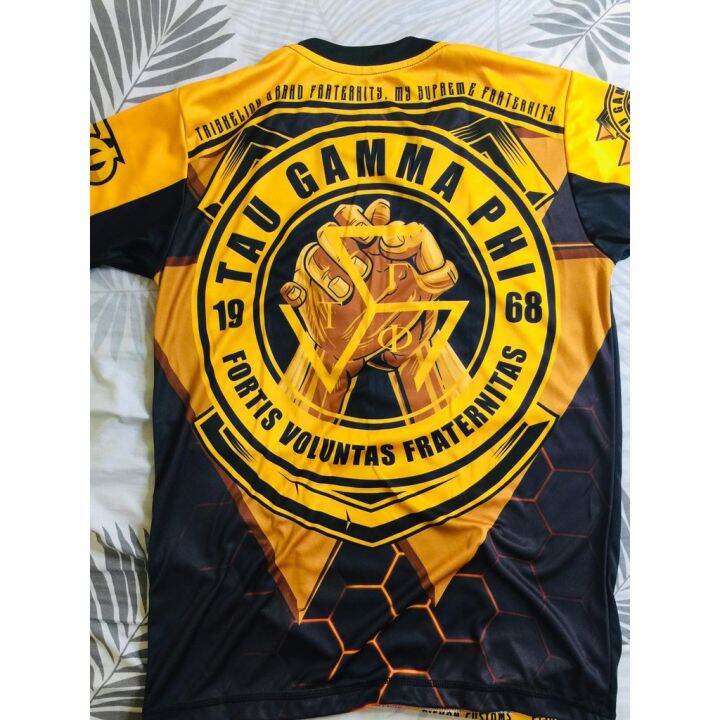 Triskelion V Full Sublimation Frat Shirt Tau Gamma Phi V Fs