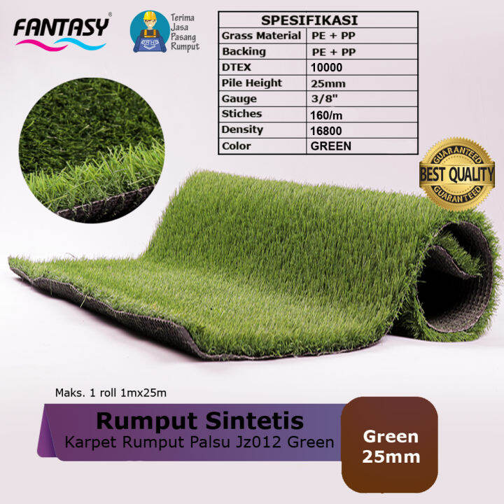 Fantasy Rumput Sintetis JZ012 25mm Rumput Palsu Swiss Jepang SM NG