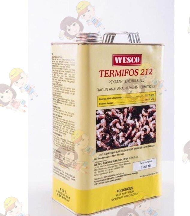 WESCO TERMIFOS 212 Termiticide Chemicide Insecticide Racun Serangga