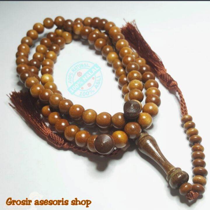 Tasbih Kayu Stigi Laut Original 99 Butir Tasbih Kayu Stigi Tasbih