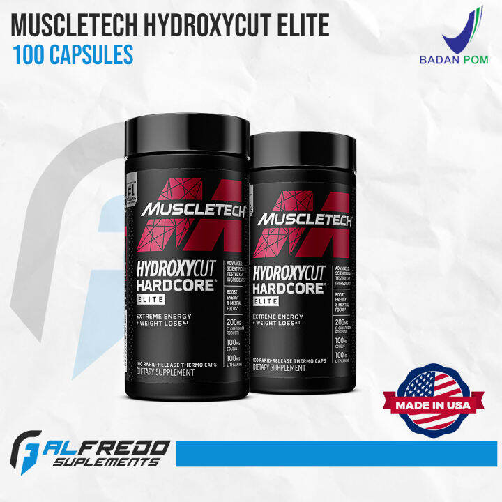 Muscletech Hydroxycut Hardcore Elite Kapsul Fat Burner Pembakar