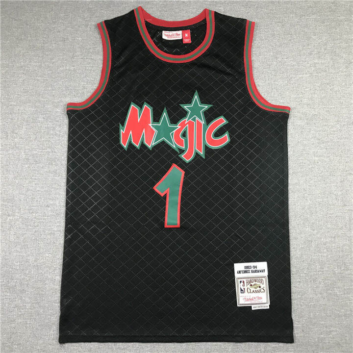 Hot Sale Men S Orlando Magic 1 Penny Hardaway Shaquille O Neal Retro