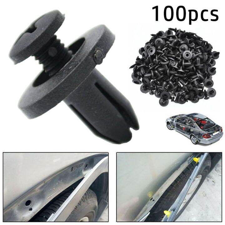 Pcs Universal Car Truck Bumper Fender Rivet Fastener Clips Mm Hole