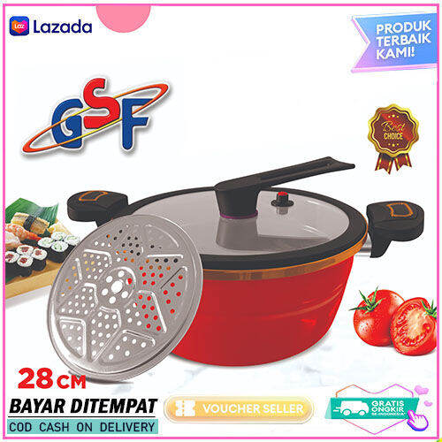 Gsf Panci Presto G Totipotent Pot Steam G Garansi Lazada