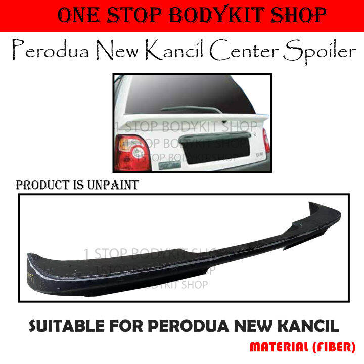 PERODUA NEW KANCIL SPOILER FIBER FIBERGLASS SKIRT LIP BODYKIT Lazada