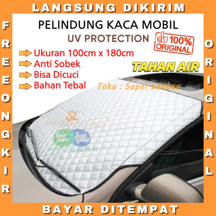 Sarung Penutup Kaca Mobil Depan Tebal Big Size Cover Sun Shield