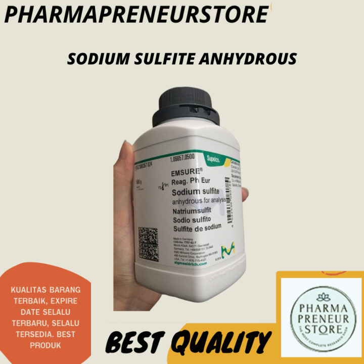 Sodium Sulfite Anhydrous Natrium Sulfit Anhidrat Pro Analisa Per Gram