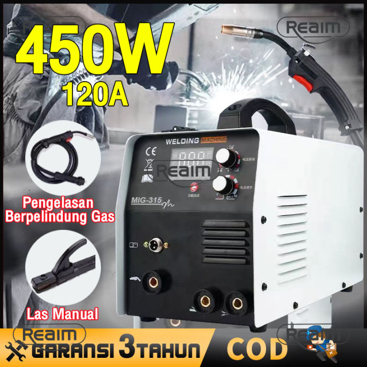 Reaim Mesin Las Lnverter MMA 120 IGBT 450 Watt Mesin Las Mesin