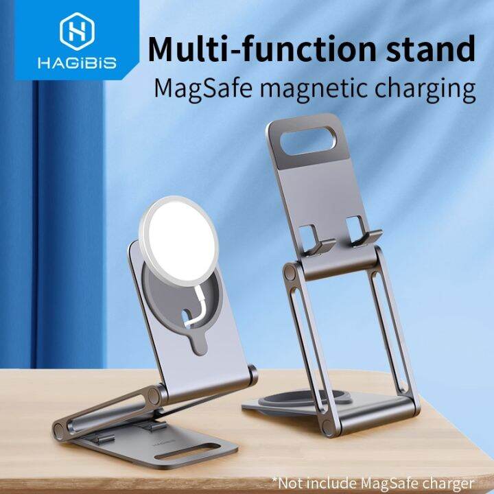 Hagibis Phone Stand For Magsafe Charger Adjustable Foldable Aluminum