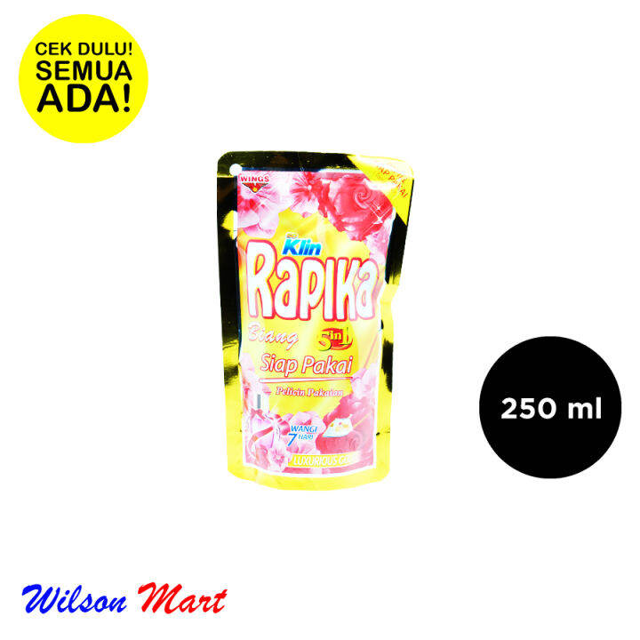 SO KLIN RAPIKA BIANG 5 IN 1 LUXURIOUS GOLD PELICIN PAKAIAN 250 ML