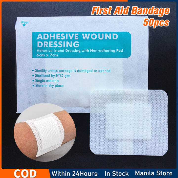 Pcs Medical Tape Adhesive Wound Dressing Breathable Non Woven First