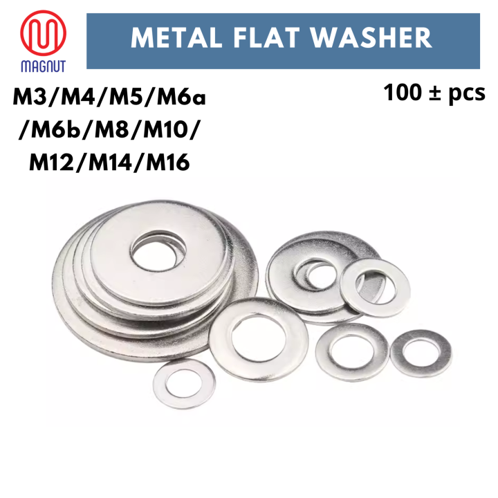 M3 M4 M5 M6 M8 M10 Flat Washer Galvanized Metal Flat Washer Metal Plain