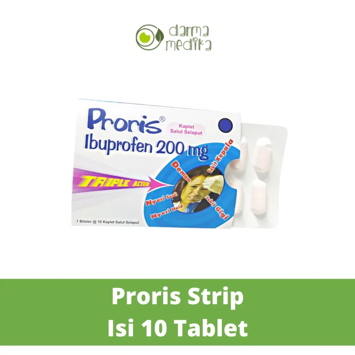 Proris Ibuprofen Strip Mg Isi Tablet Lazada Indonesia