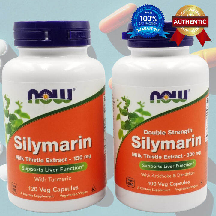 Now Foods Silymarin Milk Thistle Extract Double Strength 300 Mg 100 Or