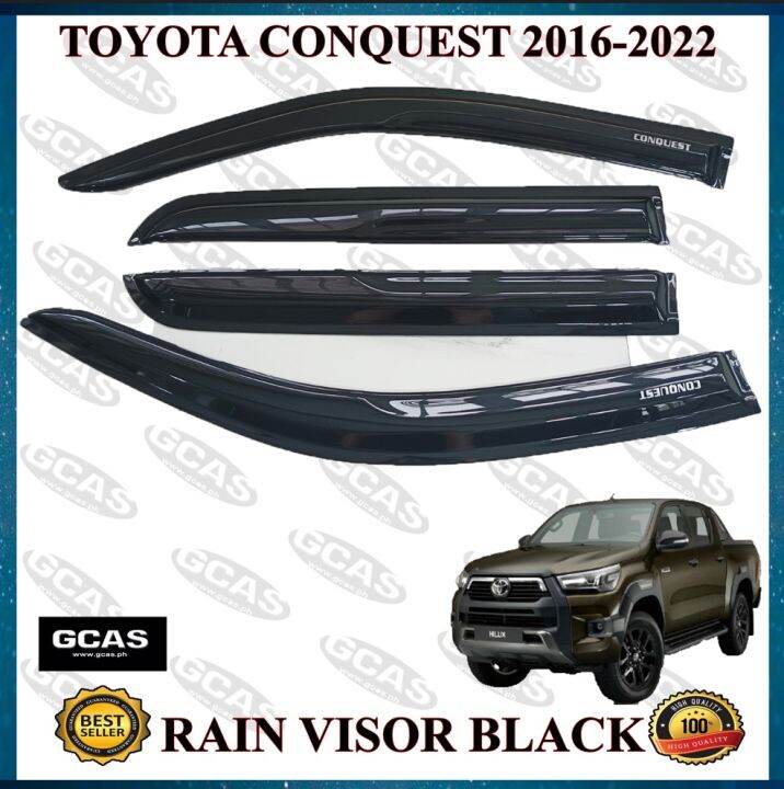 Toyota Hilux Conquest Rain Visor Rain Gutter Door Visor