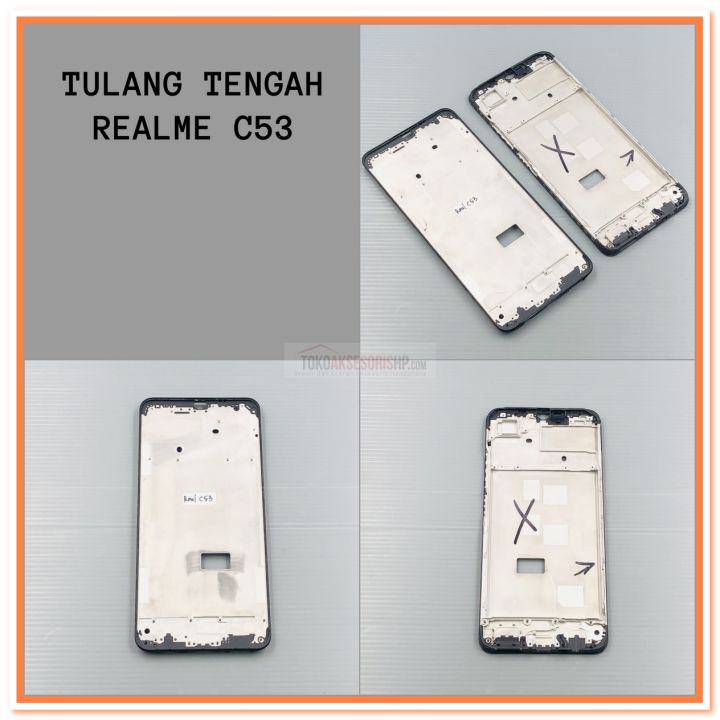 Tulang Tengah Realme C Realme C Tatakan Lcd Frame Lazada