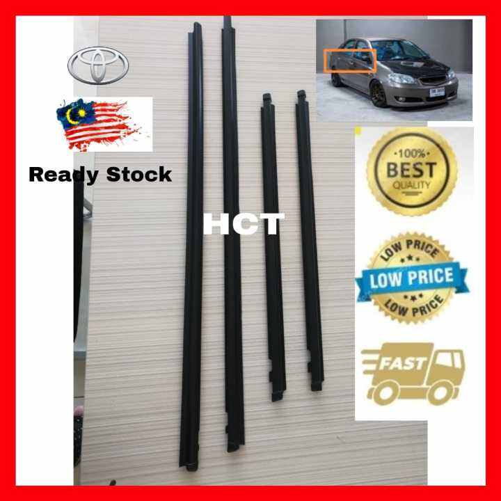 Toyota Vios NCP42 Door Glass Inner Outer Moulding Lining Lazada