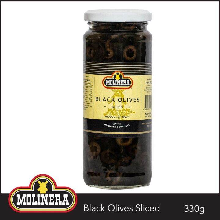 MOLINERA BLACK OLIVES SLICED 330G Lazada PH