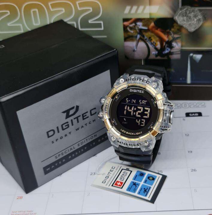 Jam Tangan Digitec Dg T Rubber Dan Tahan Air Lazada Indonesia