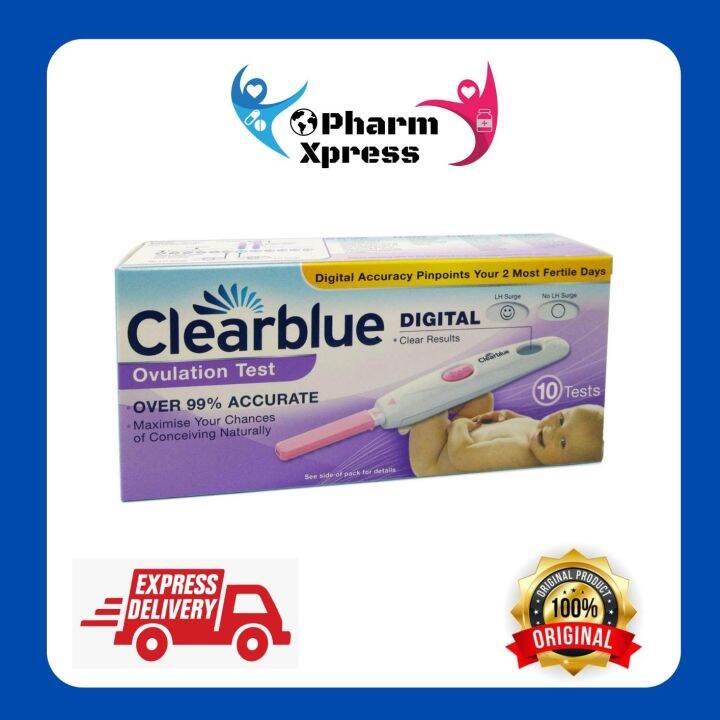 CLEARBLUE DIGITAL OVULATION TEST 10 S Lazada