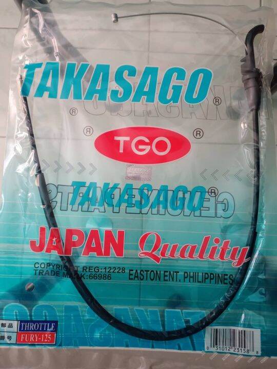 THROTTLE CABLE TAKASAGO FOR FURY 125 Lazada PH