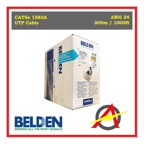 Belden Cat E Utp Cable A Awg Data Lan Cable M Ft Lazada Ph